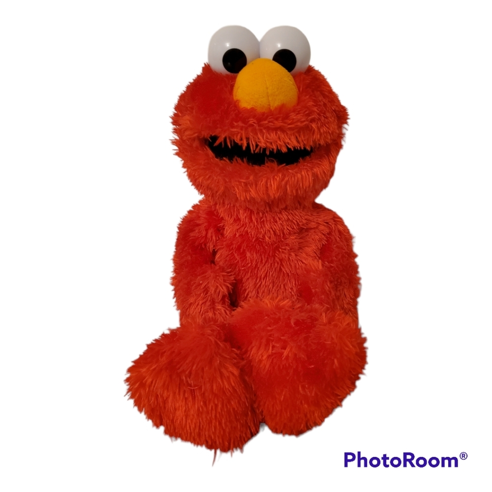 Sesame Street Elmo Squeeze and Hug Talking Elmo Plush "15 inch"